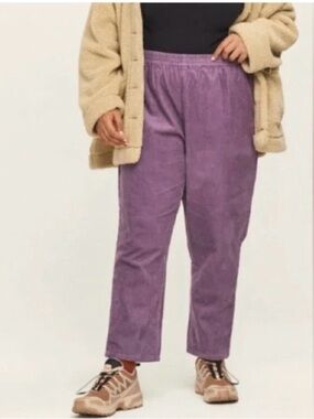 Lucy & Yak Purple Corduroy Joggers